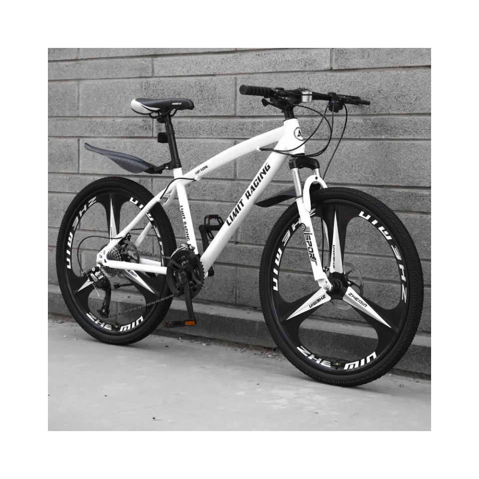 Wholesale 21/24/27-speed shock absorption racing bike carbon steel frame mountainbike 26 inch bicycle for adults