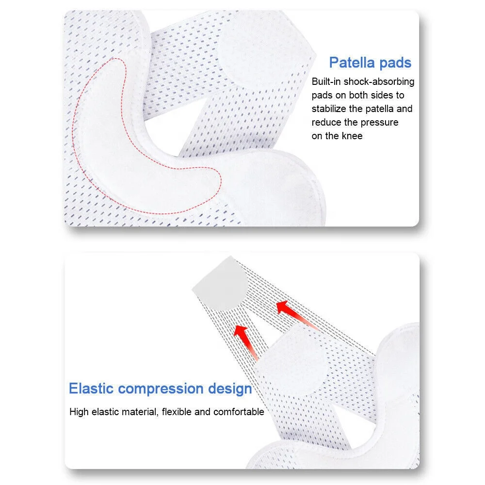 Adjustable Flexible Meniscus Sports Joint Pain Arthritis Relief Sports Bandage Knee Sleeve Compression Brace Support