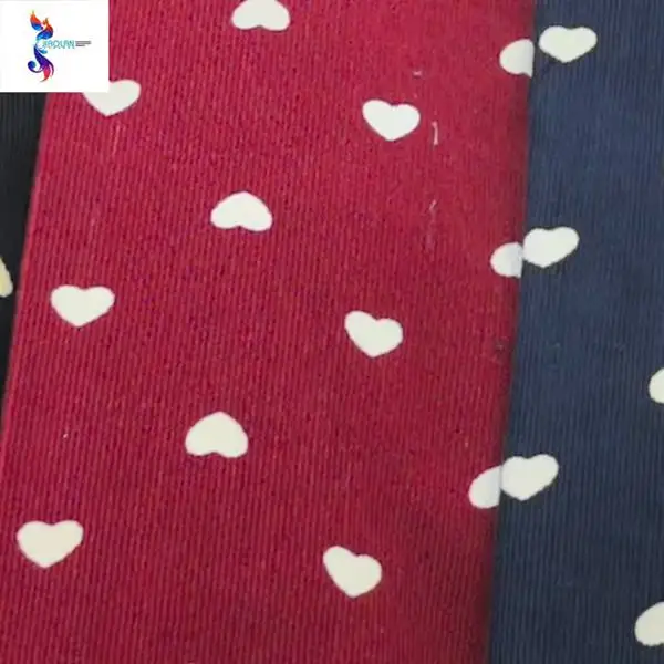Хит продаж хлопок без спандекса вельветовый принт готовые товары stocklot ткани