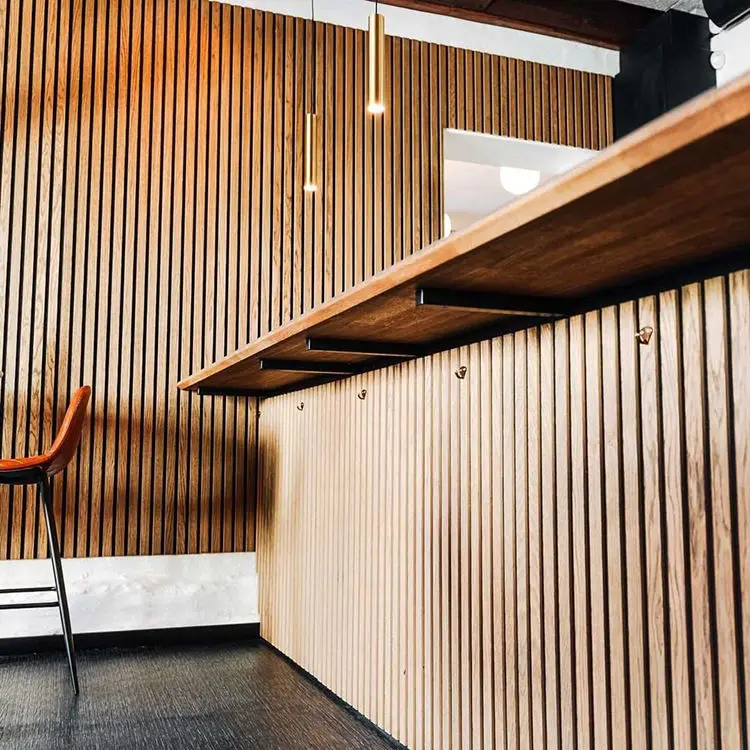Wall Panel Home Decoration Slat  Manufacturer  Wooden Slat  Acoustic Panel