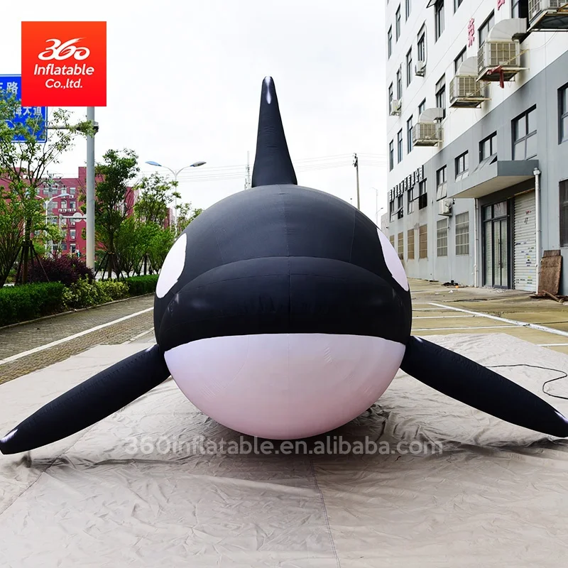 7M Inflatable Giant Whales Inflatables Advertising Inflatable Dolphin Whale