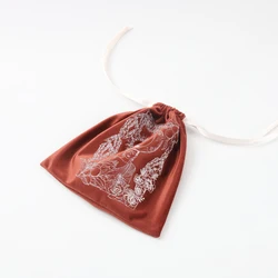 Personalized Recycled Cotton Packaging Pouch Luxury Underwear Clothing Packaging Dust Bag