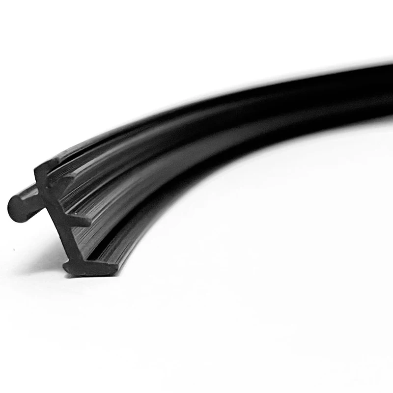 Rubber stripaluminum windows  buffering pvc gasket forming garage door /folding door seal strip