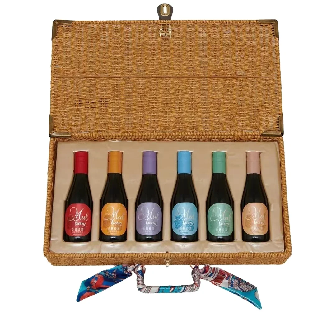 New packaging red wine/mulberry wine 188ml sample
