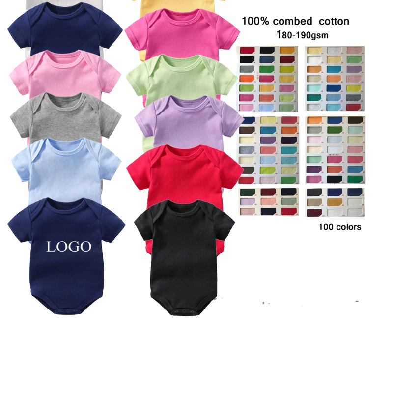 Custom Baby clothes high quality 100% combed cotton baby clothes christmas my first christmas baby girl christmas clothes