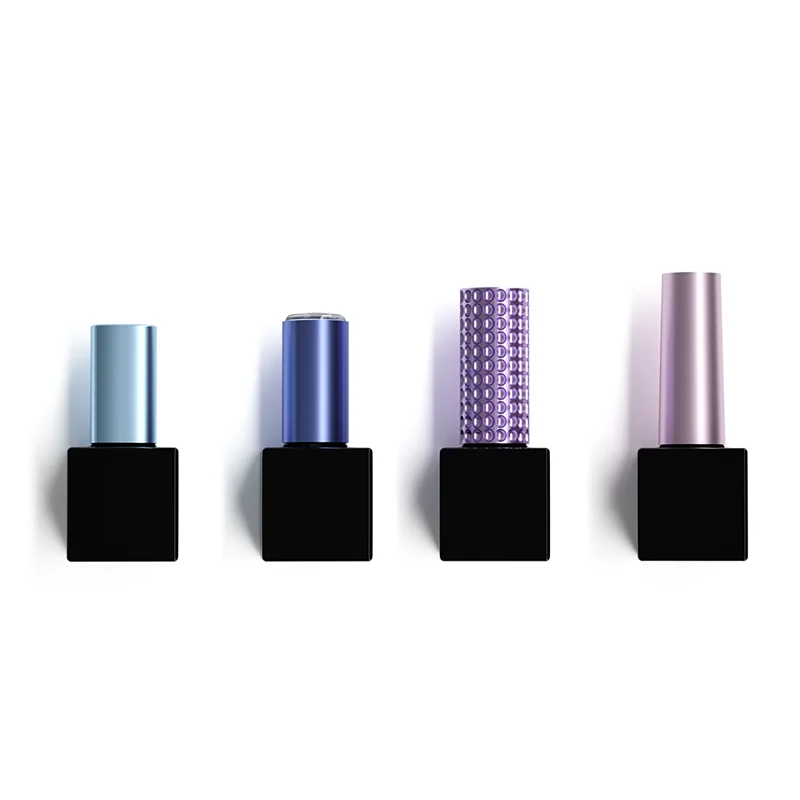 wholesale oem odm custom plastic cap nails frosted white gold lid nail polish glass bottle plastic cap for nail polish bottle