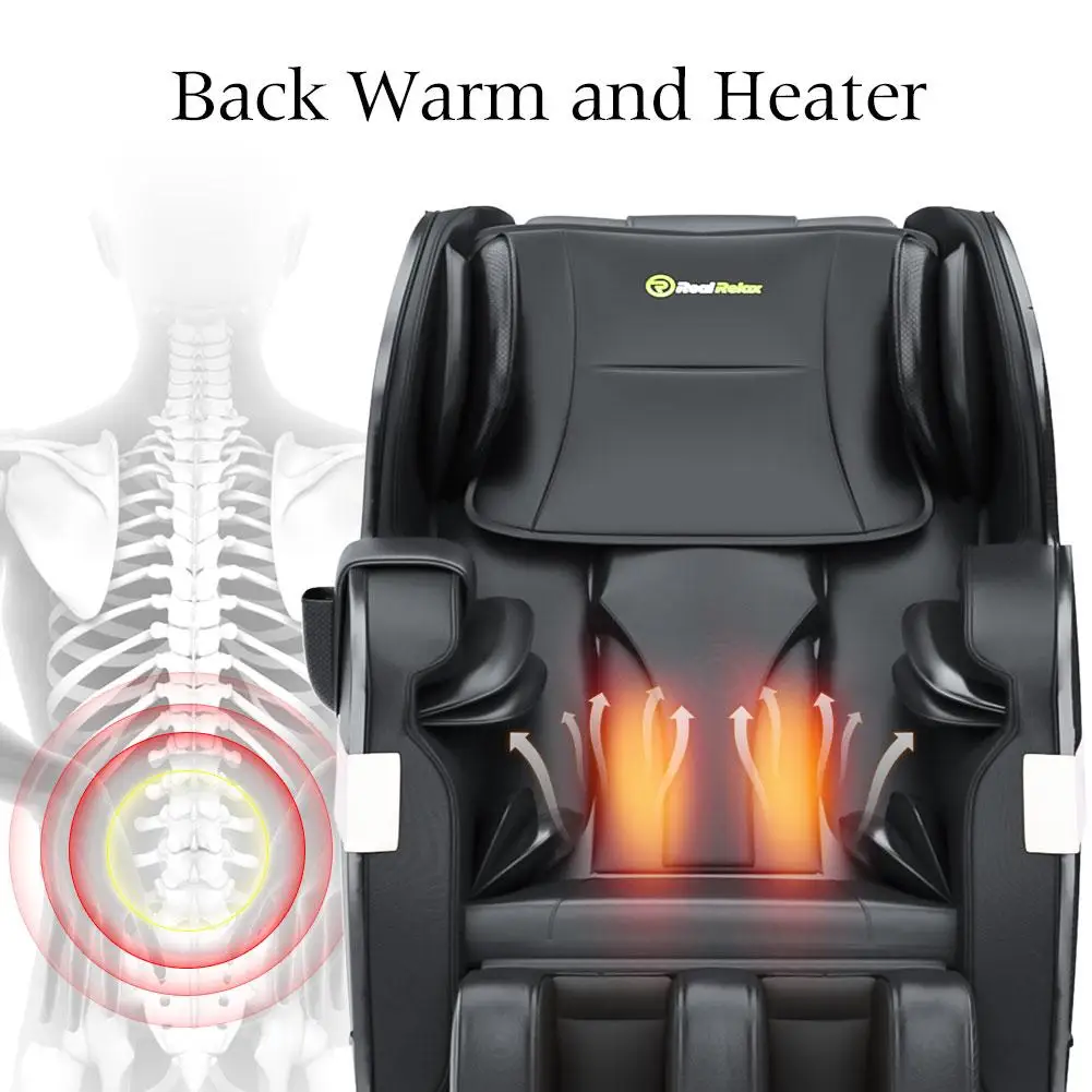 Warehouse in USA Real Relax Favor-03 Wholesale Luxury Electric Shiatsu Home Sofa Massage Chair