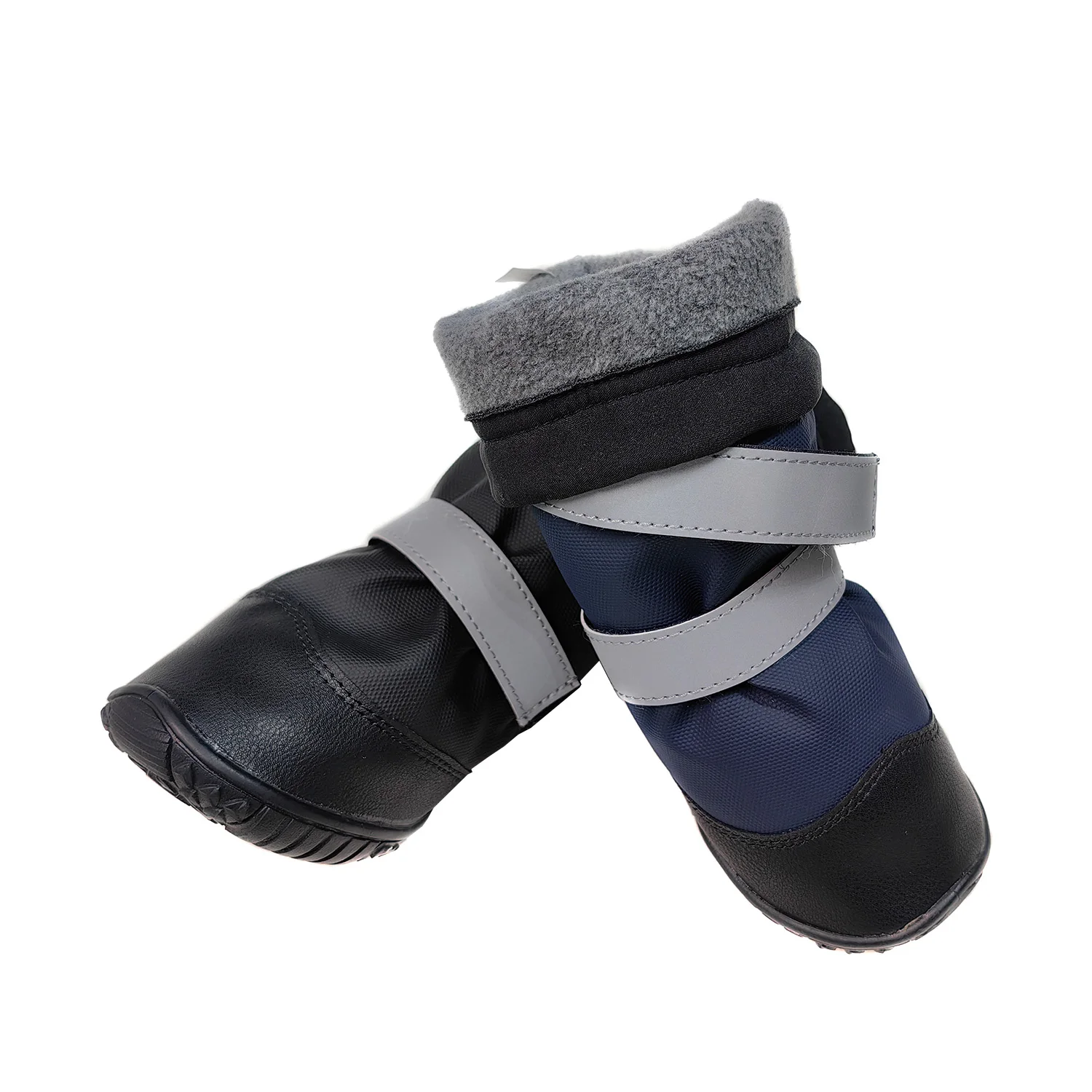 Fish Princess Reflective Rubber Dog Boots Waterproof Dog Boots Winter Rain Boots For Large Dogs