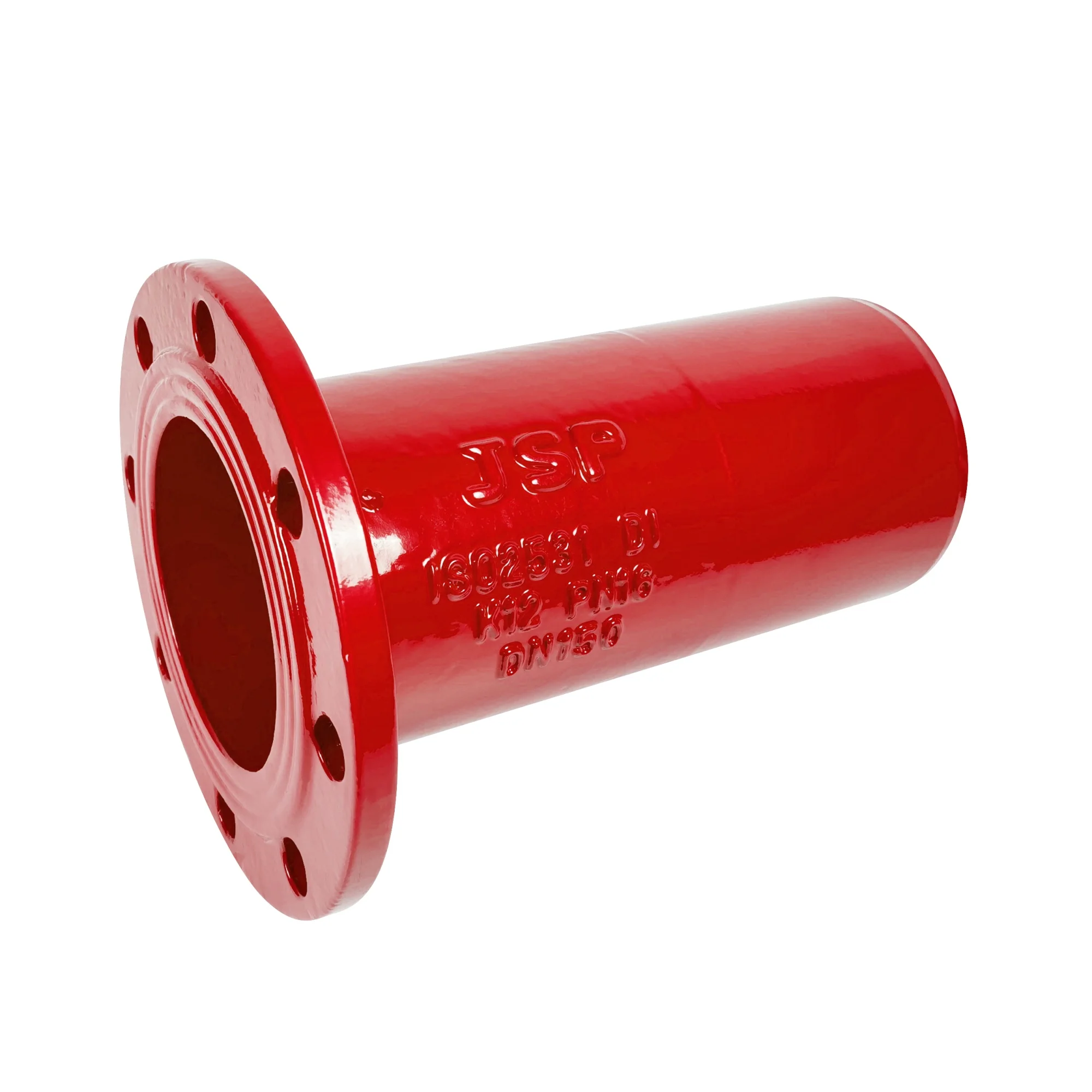 JSP  Red Epoxy PN16 DI China Fire Hydrant Ductile Cast Iron Pipe Fittings Ductile Iron Spigot Flanged Fittings For Water
