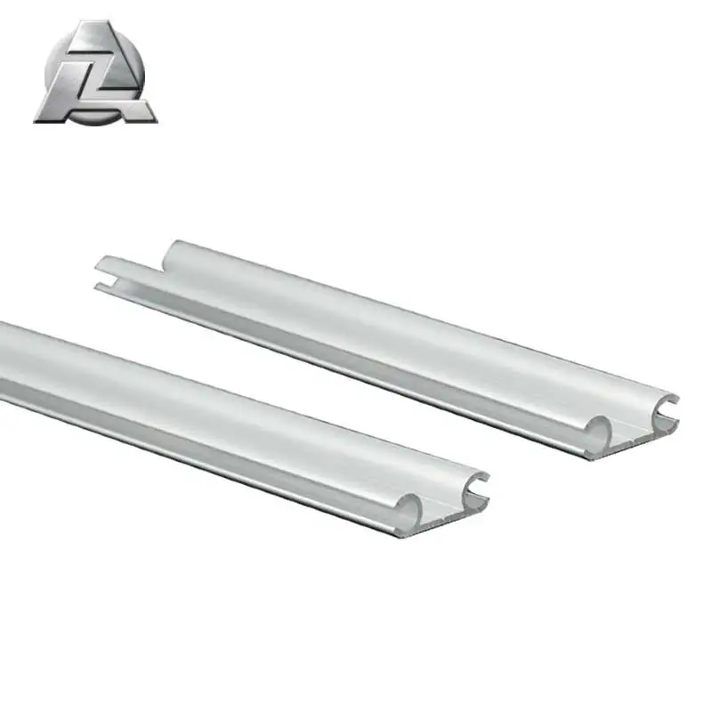 Extruded aluminum alloy keer rails profile for canvas frame tents