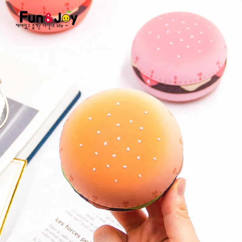 
Cooking Gadgets Cute Cartoon Hamburger Mechanical Timer Reminder Alarm Clock 60 minutes Kitchen Count Down Timer 