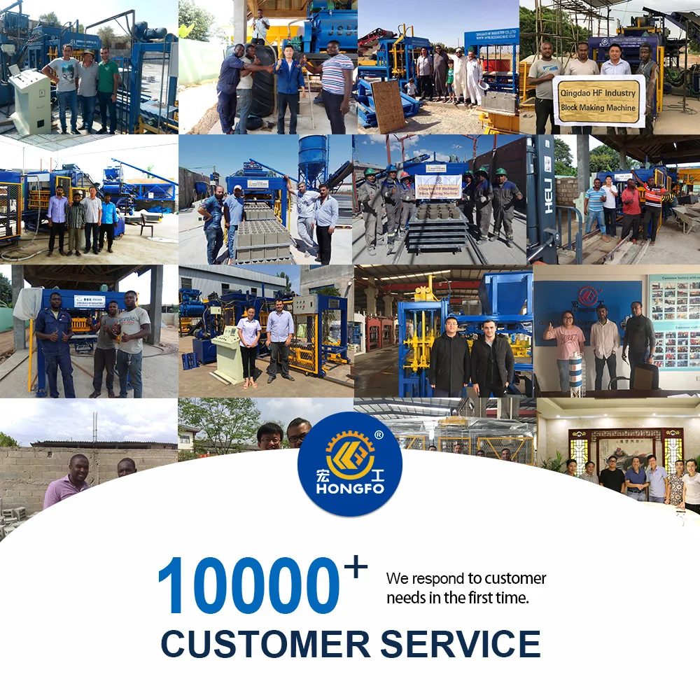 QT12-15 automatic brick making machine concrete block making machine for sale