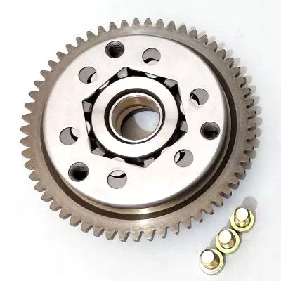 Motorcycle overrunning clutch assembly CG125200 tricycle motorcycle starter disc body