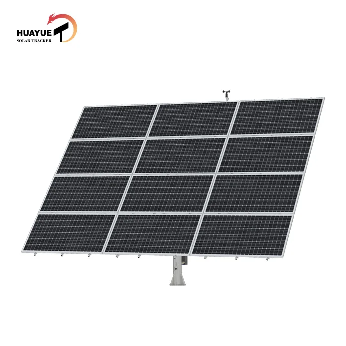 Huayue solar tracker- 8KW HYS-12PV-210-LSD Factory direct sales solar tracker manufacturers dual axis solar tracker