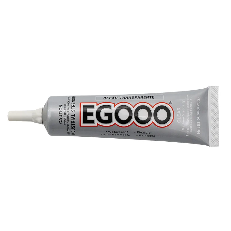 Cheap Factory Price Cyanoacrylate Gel Clear Ceramic Leather Super Glue 50ml EGOOO Glue Adhesive