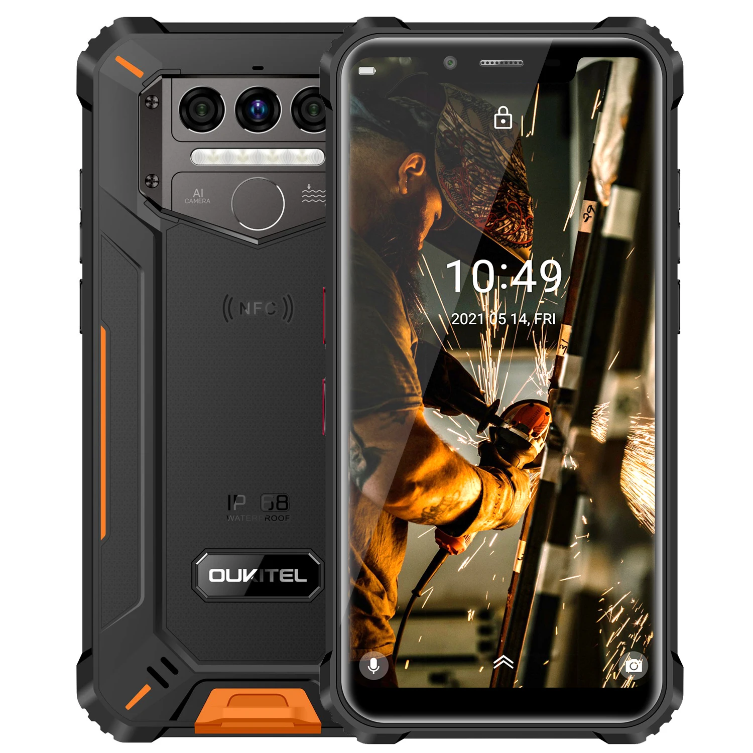  Смартфон OUKITEL WP9 8000 мАч 5 86 дюйма FHD + 6 128 ГБ 8 ядер 16