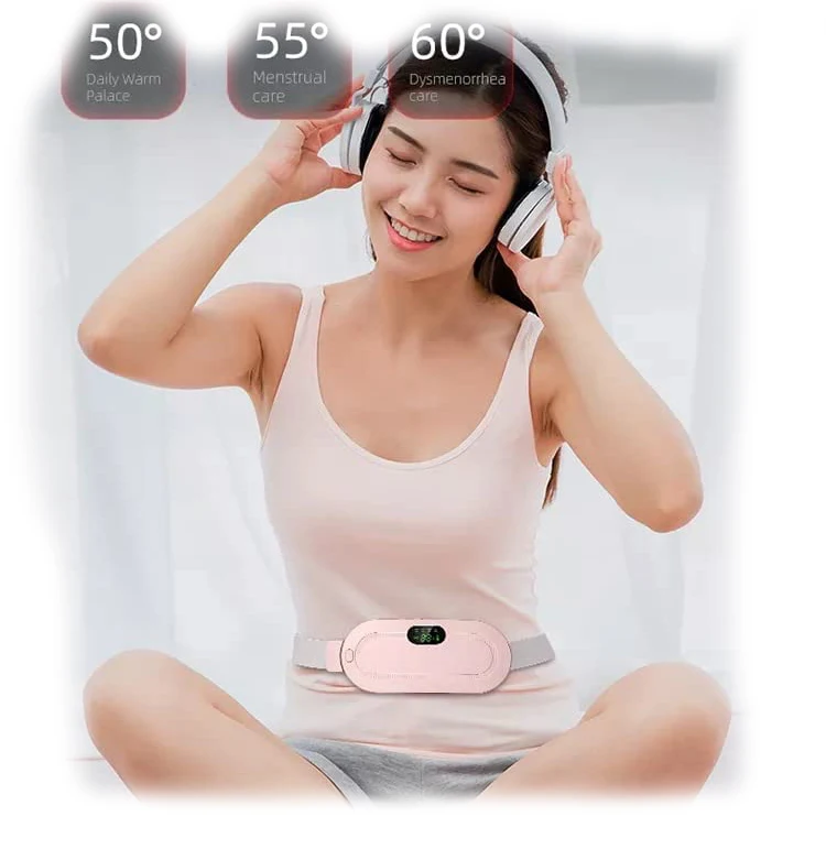 wireless Graphene heating TENS Menstrual Massager period pain relief heating pad menstrual cramp relief patch