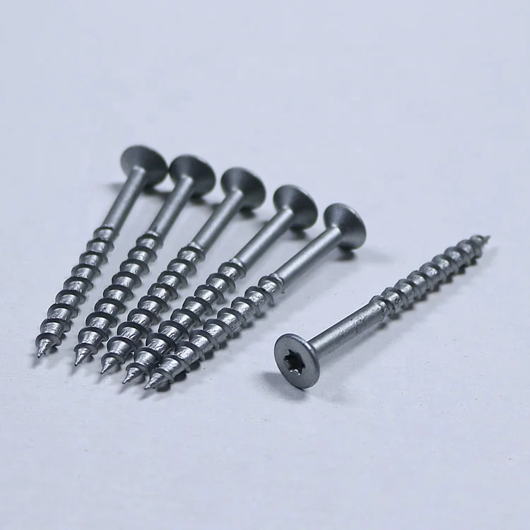 High quality carbon steel flat head wood screw torx