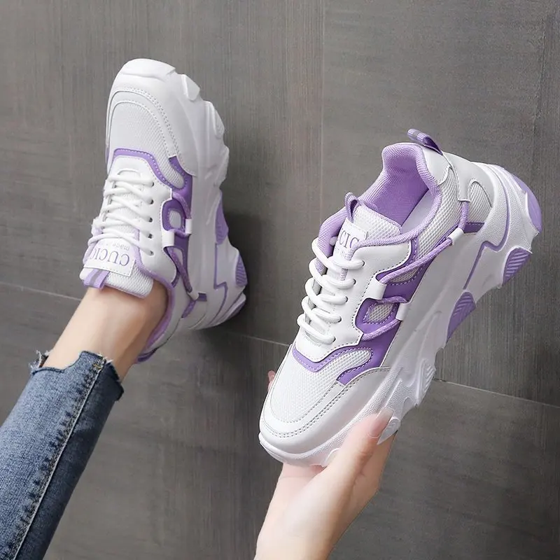 2019 autumn new female wild sports female student net red street shooting running casual shoes