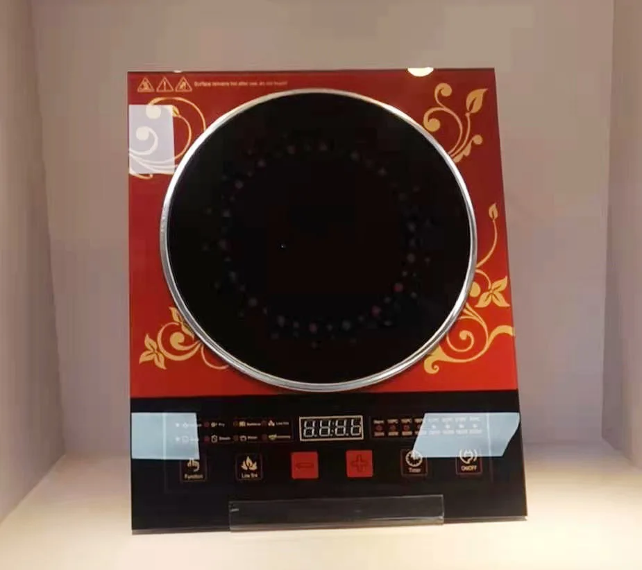 Hot sales wholesale 2200W Induction Cooker Plates Induction Hob Commercial Crystal Plates Induction Cooktop Cooker Electric