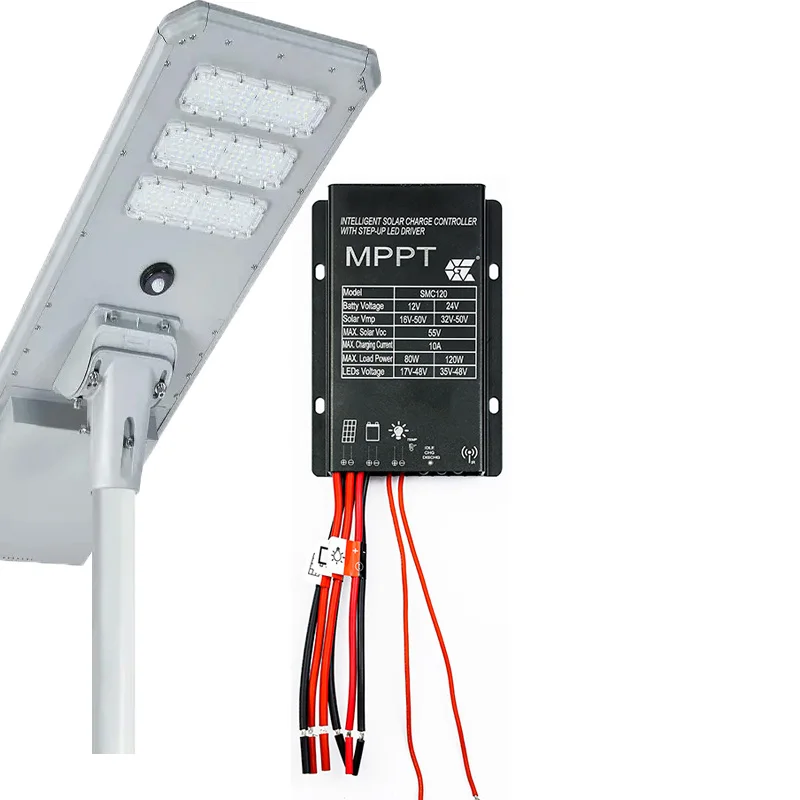 10A 15A 10A Street Solar Lights Controller Solar Powered Controller Solar Charge Controller 12V 24V IP68 SMC60