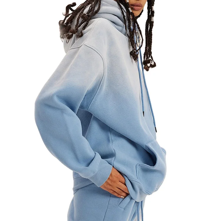 Wholesale High Quality Custom LOGO 100% Cotton 420gsm Acid Wash Heavyweight Oversized Mens Hoodie