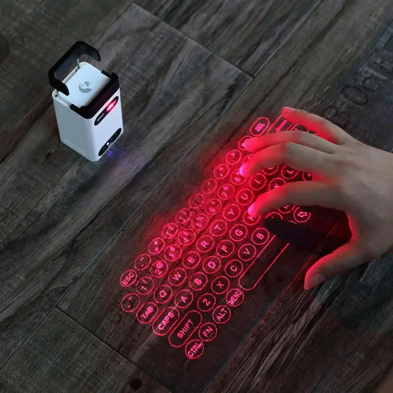 Virtual Laser Keyboard Portable Wireless Projection Mini Keyboard For Computer And Mobile Smart Phone With Mouse Function