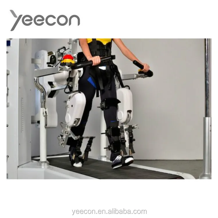 Robotic walking aids with medical treadmill