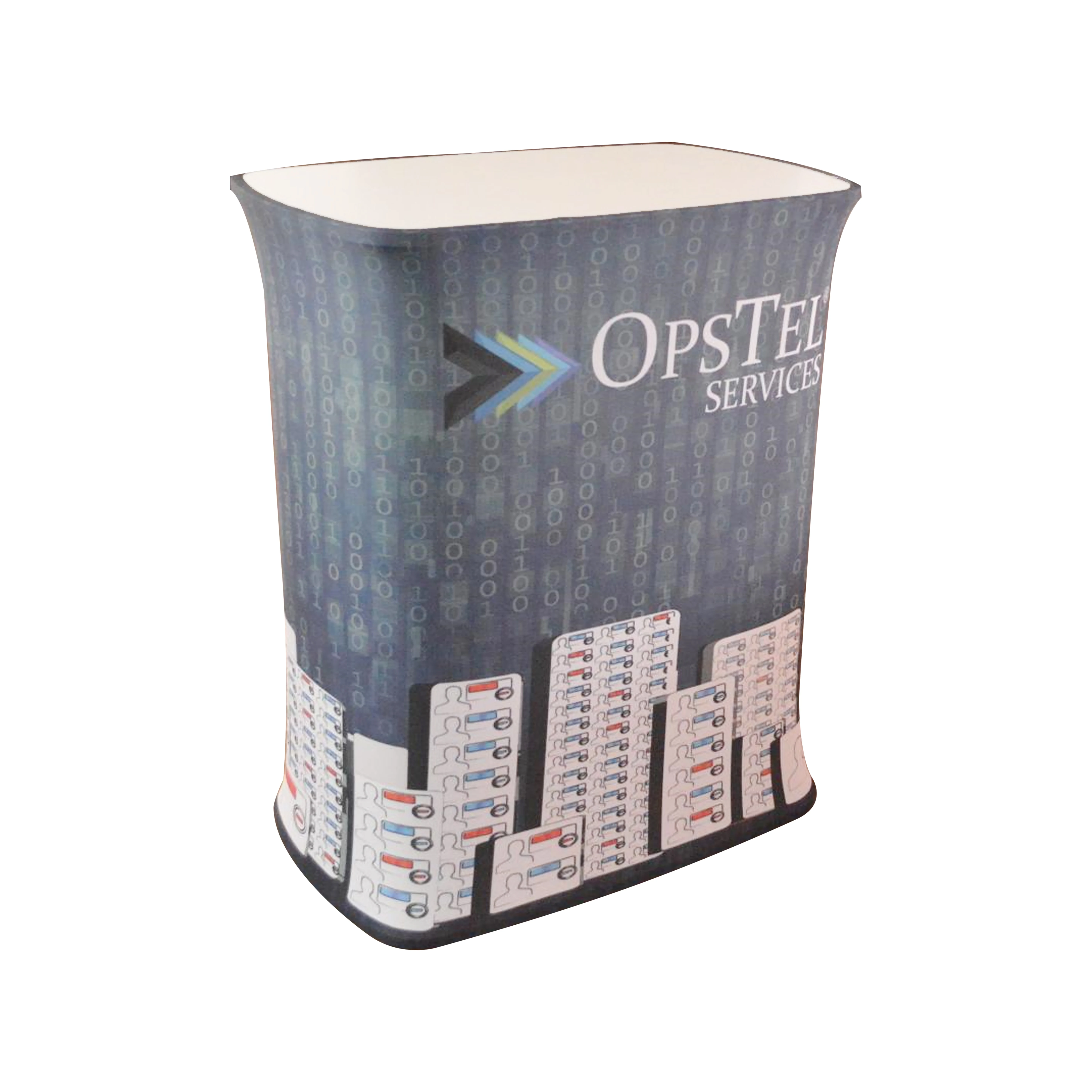 Promotion Rectangle Shape Trade Show Display Counter
