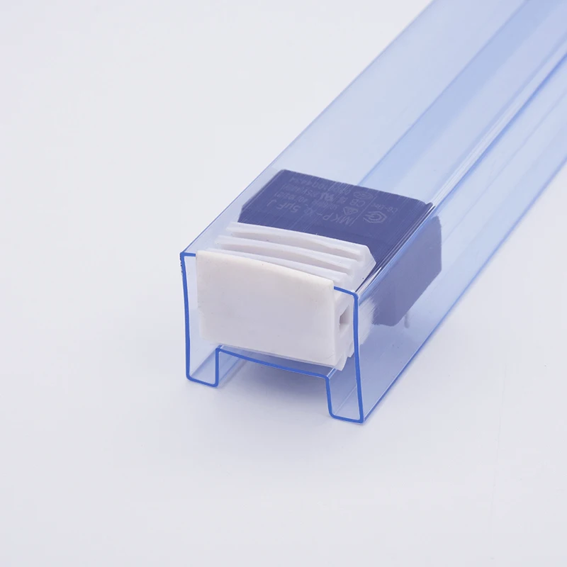 clear Plastic Tube Extruded Ic Electronic Packaging Tube  Pipe Packaging Capacitor