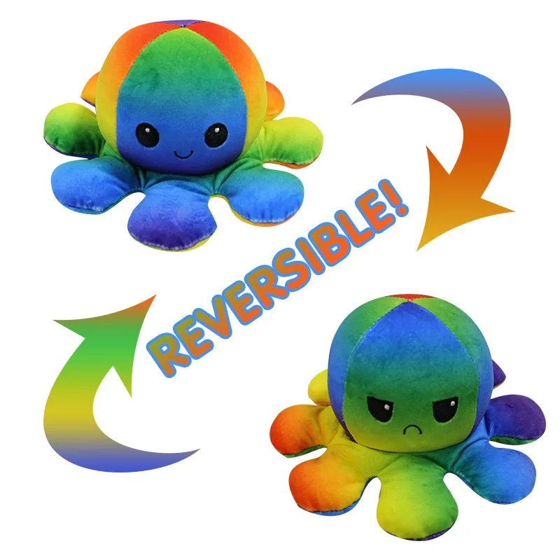 Hot Selling Plush Octopus 20 cm Custom Octopus Plush Toys Reversible Octopus Plush Toy