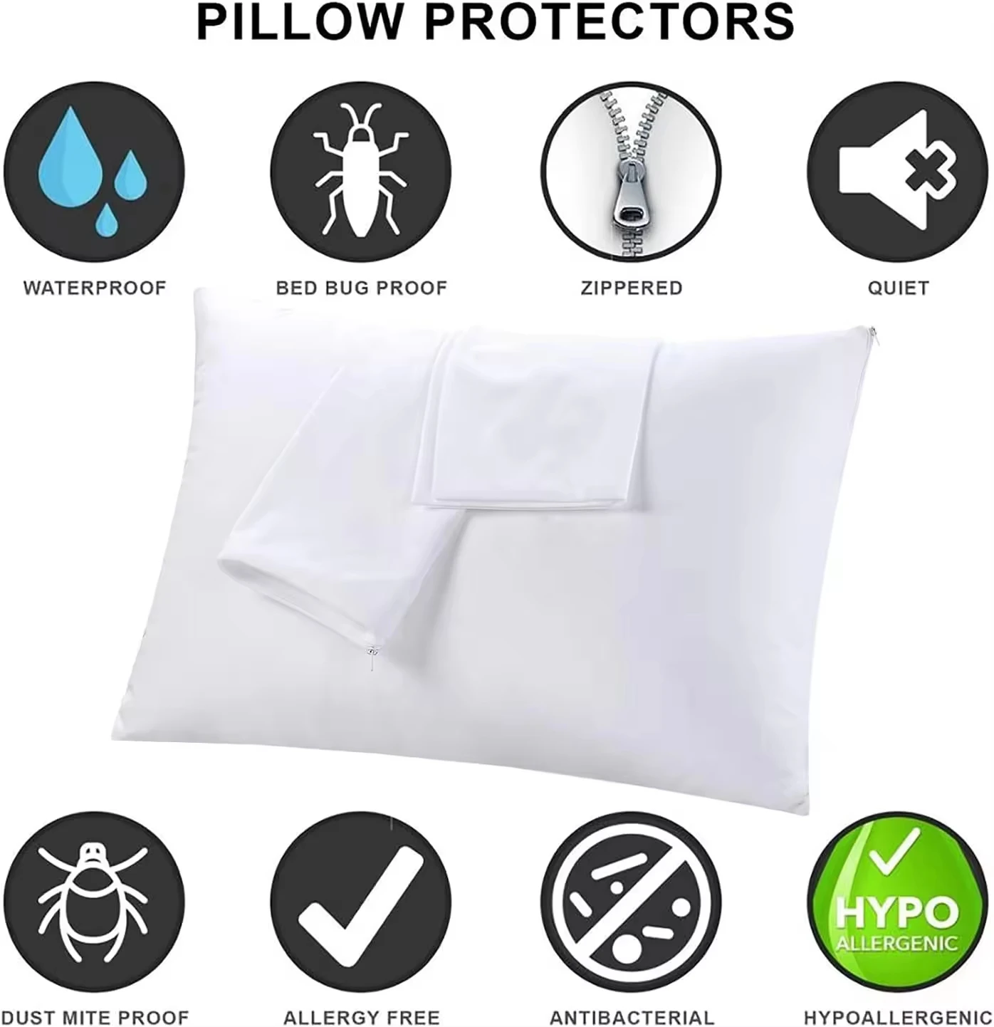 Wholesale Modern Style Soft Knitted Pillow Cover Custom Waterproof  Pillow Case