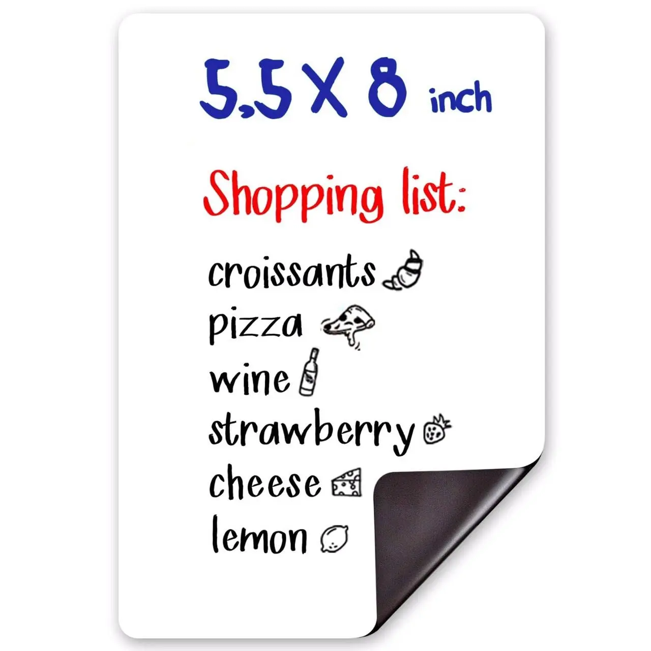 customized Magnetic Dry Erase Board Fridge White Board Sheet magnetic whiteboard magnet calendar weekly whiteboard sheet