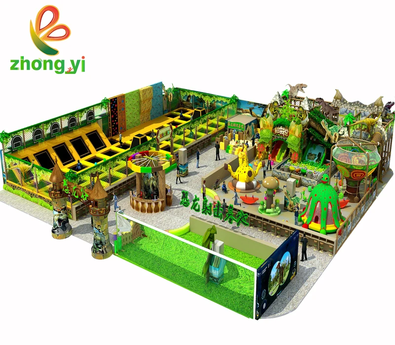 Children Kids Cheap Indoor Play Trampoline Park trampoline With Bungy Mat