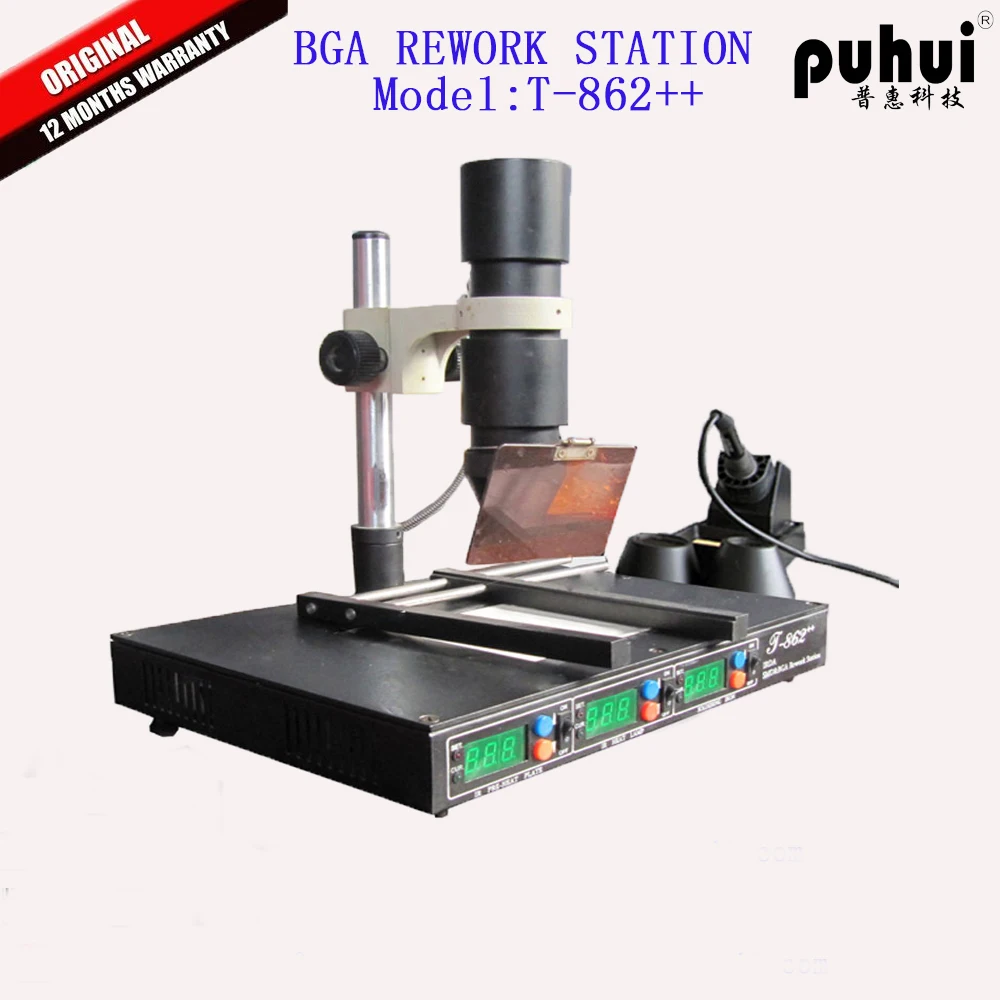 PuHui  accurate controlled bga rework station soldering stations  bga station  T862++