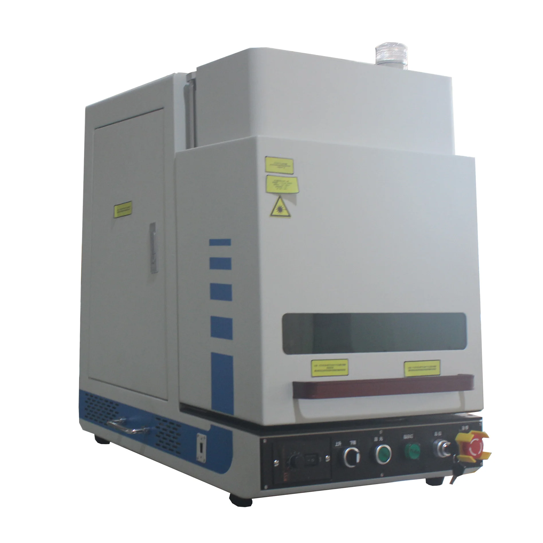 KEYILASER Fully Enclose Cover Gold Jewelry Cut Making Fiber Laser Marking Machine For Silver Gold Copper Processing