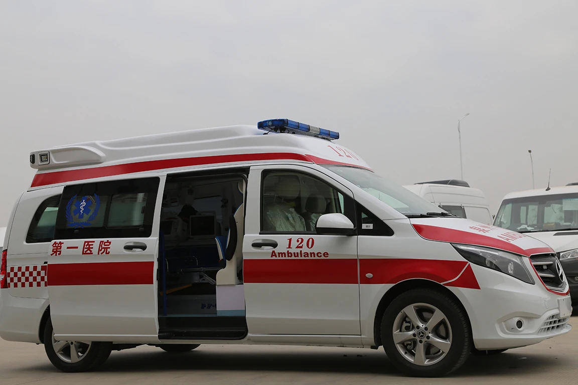 Vito Negative Pressure Ambulance Vehicle(euro 6 AT) Automatic High Roof Ambulance Car Gasoline