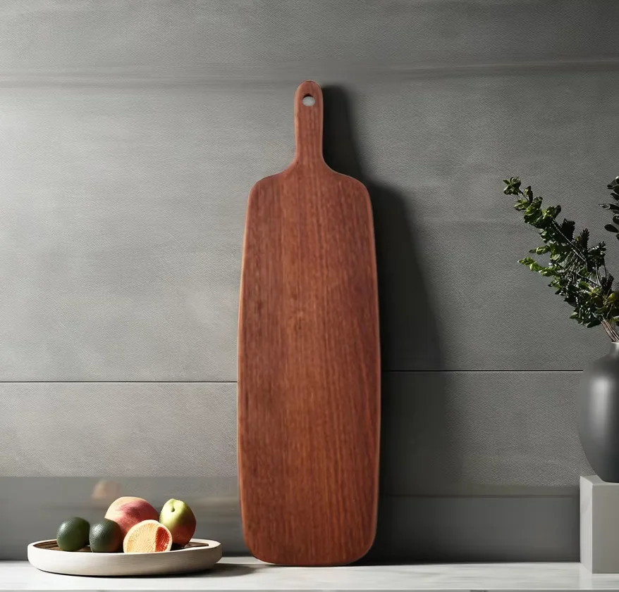 Eco-Friendly Polished Wood Serving Tray Wholesale Square Dinner Plate Hotels Restaurants Parties Steak Sushi Buffet Tableware