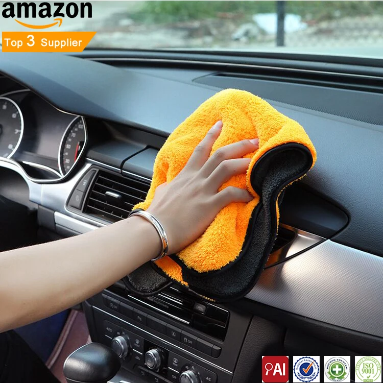 Microfiber Coral Fleece 840gsm Washing Cloth Microfibre Car Wash Towel
