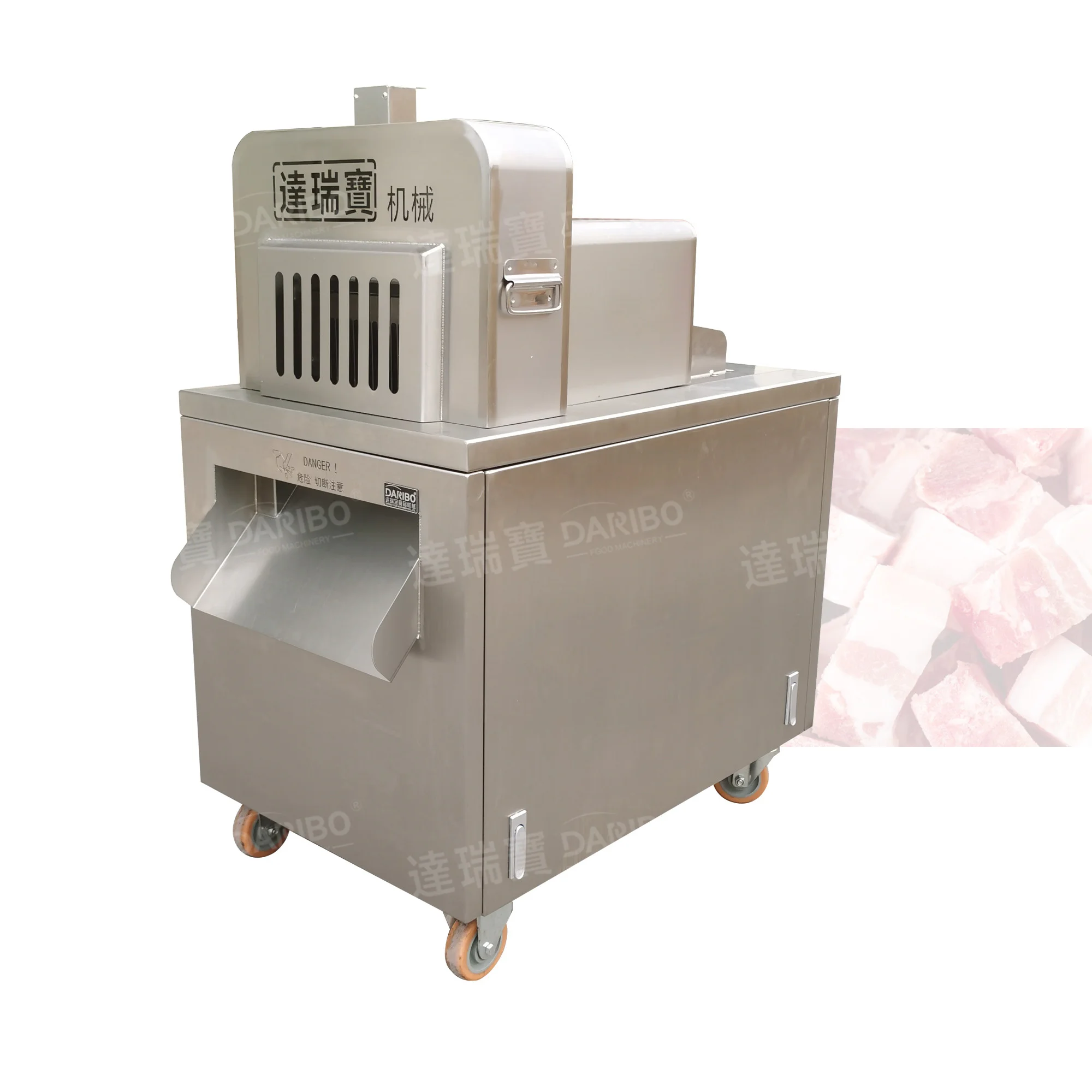 2022 Daribo Frozen Chicken Dicer Fish Cutter Lamb Cutting Machinery