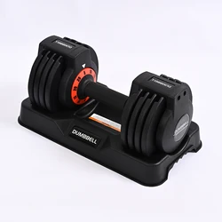 25 lbs with Fast Automatic Adjustable and Weight Plate for Body Workout Home Gym adjustable dumbbell adjustable