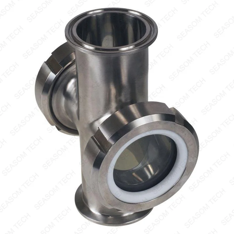 tri clamp sniatary ss in-line inline sight glass