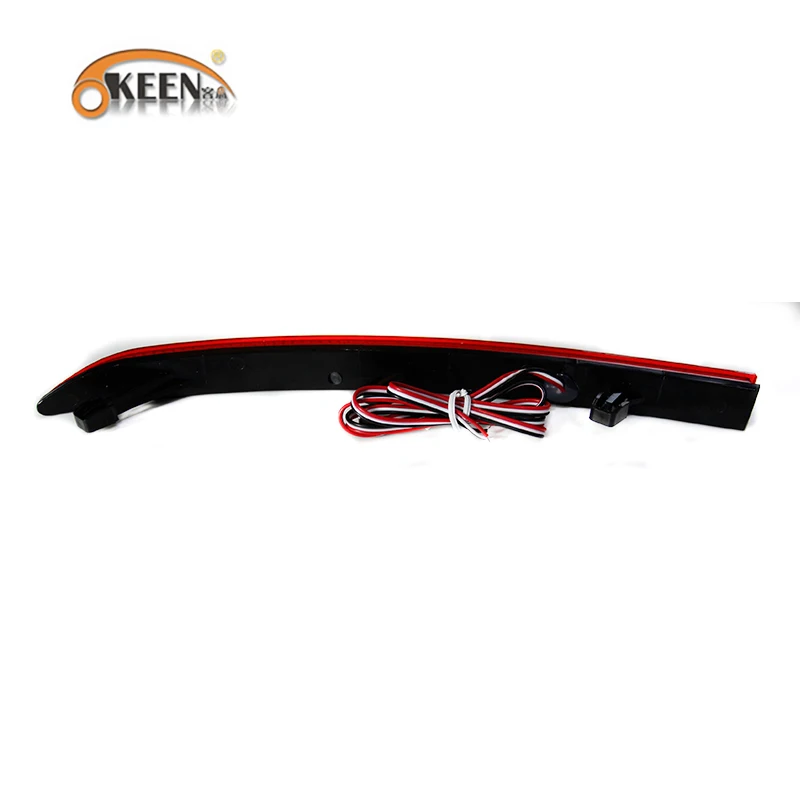  Автомобильная задняя фара KEEN 12 в для Tiguan 2012 2013 2014 2015 светодиодные отражатели заднего бампера красные предупреждающие задние