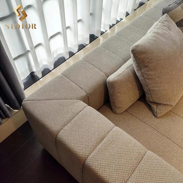 Contemporary Design Italian Furniture Set Modern Sofa Luxury 7 9 12 Seater Modular L Shaped Couch Corner Sectional Leather Sofa