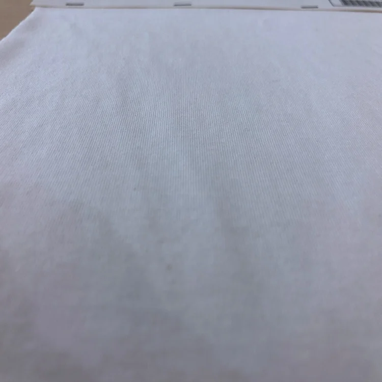 Wholesale breathable fiber jersey white cotton spandex organic bamboo fabric