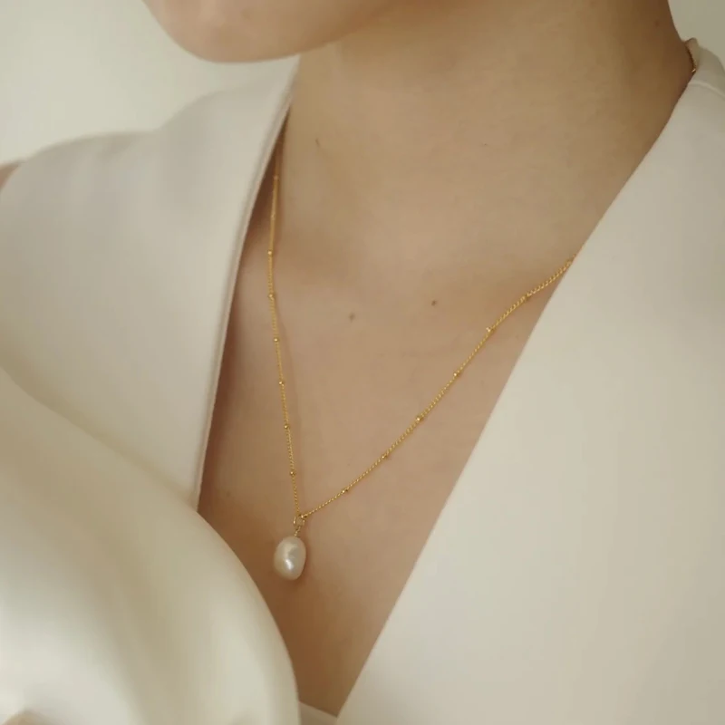 Изысканное кольцо 18K позолоченное ожерелье в виде цепочки из нержавеющей стали ювелирные изделия I Love Mama жемчужные Кулоны для ожерелья