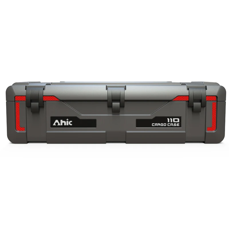 110L Rugged Case HDPE Cargo Case Hard Plastic Rotomolded Tool Box 4WD Storage Box Roof Rack