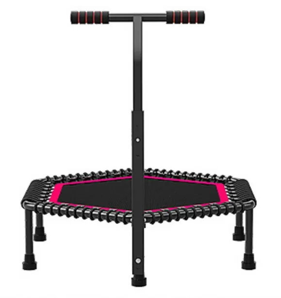 Комнатный фитнес-батут для прыжков и кардио-тренировок, батут для фитнеса для детей, эластичная веревочная система с регулируемой ручкой