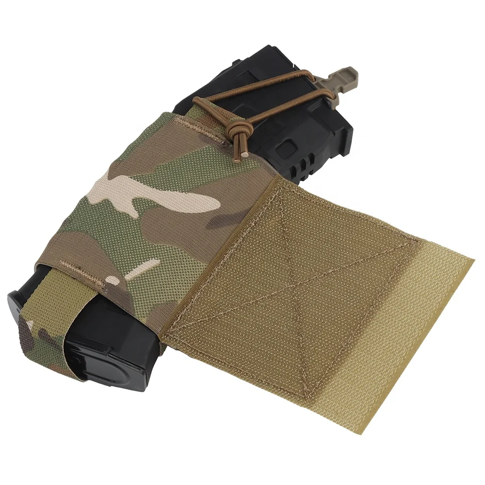 CORDURA V2 Side Pouch Tactical Radio Pouch Side Expander Wings for Armor Carrier Chest Rig Mag Holder With Hoop and Loop