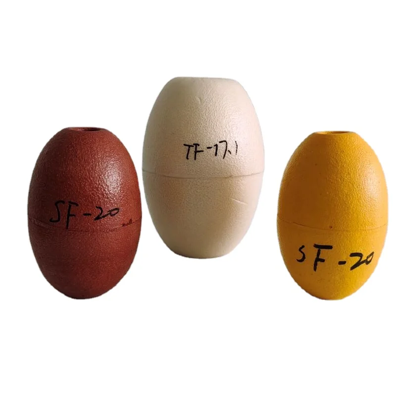 SF-20 Trawl Purse Seine Gill Net Brown PVC Fishing Floats for Marine Supplies